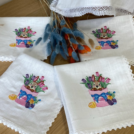 Serviettes de Pâques