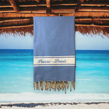 Fouta plage personnalisée